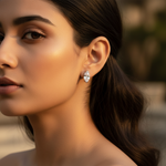 将图像加载到图库查看器中， 925 Silver Marquise CZ Stud Earrings | Women's Jewelry Gift
