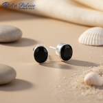 Load image into Gallery viewer, 925 Silver Black Onyx Stud Earrings for Women | Gift Jewelry
