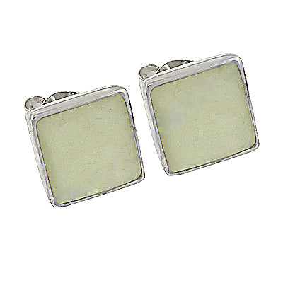 Silver square cufflinks | men's formal wear | gift