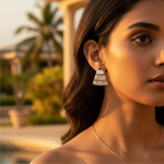 将图像加载到图库查看器中， Silver Baguette Cut Stud Earrings for Women | Daily Wear Jewelry
