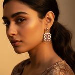 将图像加载到图库查看器中， 925 Silver Pink Gemstone Drop Earrings for Women | Gift
