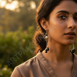 Load image into Gallery viewer, 925 Silver Black Onyx Dangle Earrings | Women&#39;s Jewelry Gift
