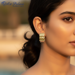 Load image into Gallery viewer, Silver Yellow Gemstone Stud Earrings | Women&#39;s Fashion Jewelry
