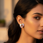 将图像加载到图库查看器中， 925 Silver Pink Heart Stud Earrings for Women | Gift
