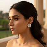 Load image into Gallery viewer, Pendientes de plata con diamantes flotantes para mujer | Joyas de regalo
