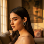 Load image into Gallery viewer, 925 Silver Black Onyx Stud Earrings for Women | Gift Jewelry
