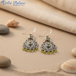 Load image into Gallery viewer, 925 Silver Peridot Drop Earrings for Women | Dangle Jewelry
