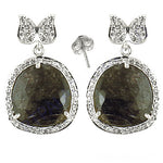 Load image into Gallery viewer, 925 Silver Labradorite Earrings for Women | Gemstone Jewelry
