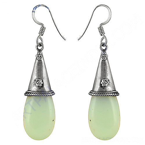 925 Silver Pear-Shaped Earrings for Women | Gemstone Jewelry