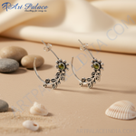 Load image into Gallery viewer, 925 Silver Flower Leaf Hoop Earrings for Women | Gift
