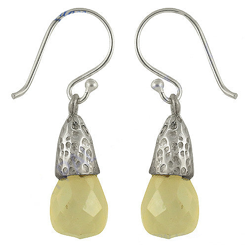 925 Silver Lemon Quartz Drop Earrings for Women | Dangle Jewelry
