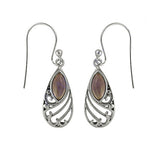 Load image into Gallery viewer, 925 Silver Teardrop Gemstone Earrings for Women | Dangle Earrings
