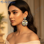 Load image into Gallery viewer, Pendientes colgantes de plata con piedras preciosas para mujer | Joyas con estilo
