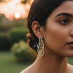 Load image into Gallery viewer, Gemstone Dangle Earrings | 925 Silver | Women&#39;s Jewelry Gift
