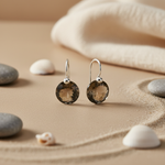 将图像加载到图库查看器中， Smoky Quartz Drop Earrings | 925 Sterling Silver | For Women

