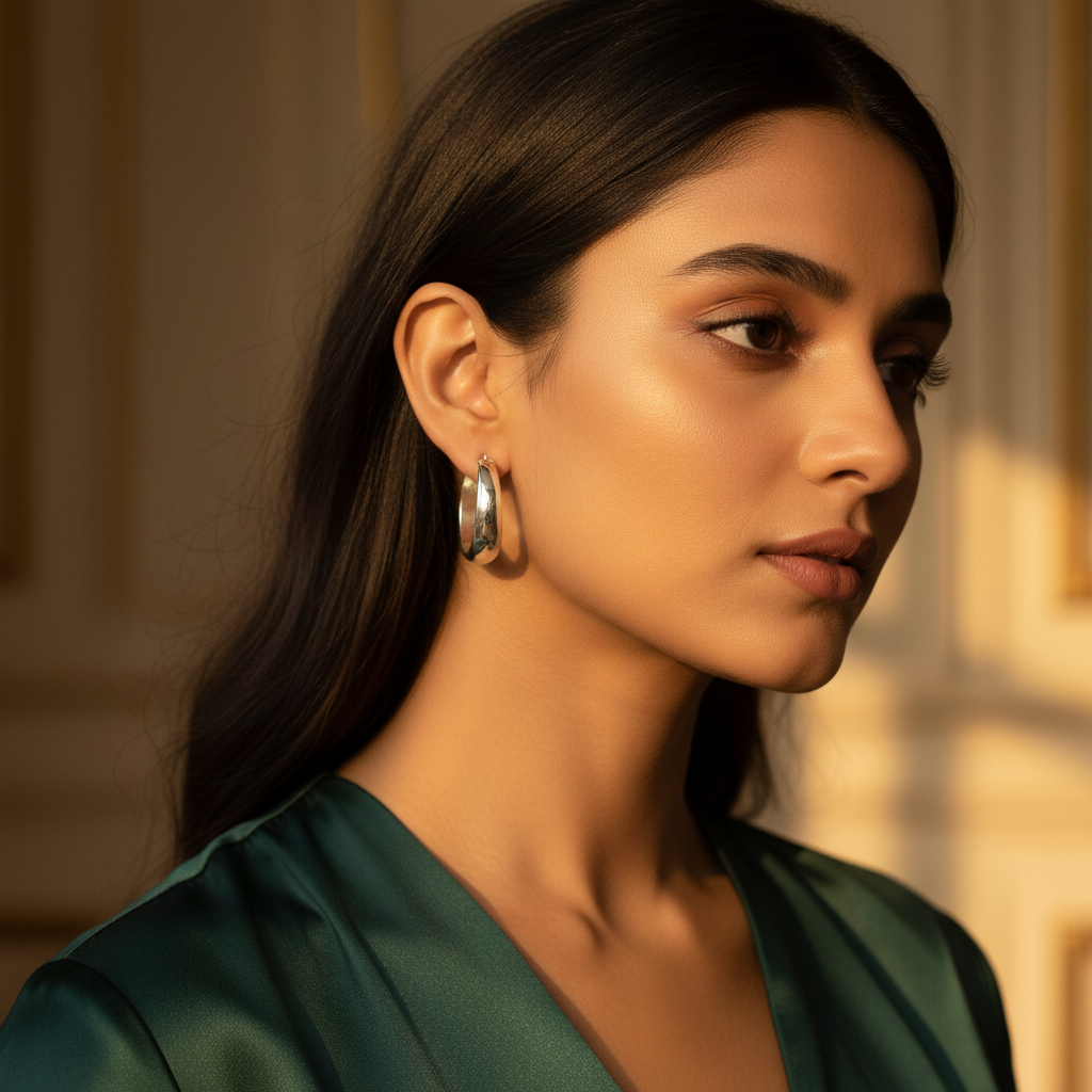 Aros de plata para mujer | Joyería minimalista y delicada