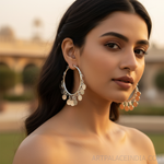 Load image into Gallery viewer, Aros de disco de plata 925 para mujer | Joyas colgantes
