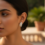 将图像加载到图库查看器中， 925 Silver Cubic Zirconia Stud Earrings for Women | Gift Jewelry
