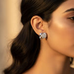 将图像加载到图库查看器中， Silver Heart Stud Earrings for Women | Dainty Daily Jewelry
