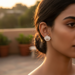 将图像加载到图库查看器中， Silver Filigree Earrings for Women | Statement Jewelry
