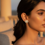 将图像加载到图库查看器中， Silver Heart Stud Earrings for Women | Delicate Gift
