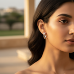 Load image into Gallery viewer, 925 Silver Heart Hoop Earrings for Women | Dainty Jewelry Gift
