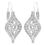 Load image into Gallery viewer, 925 Silver Cubic Zirconia Leverback Earrings for Women | Gift
