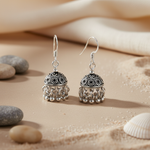 Load image into Gallery viewer, 925 Silver Jhumka Earrings for Women | Dangle Earrings
