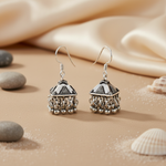 Load image into Gallery viewer, 925 Silver Jhumka Earrings for Women | Indian Jewelry
