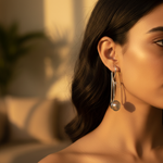 Load image into Gallery viewer, Pearl Drop Earrings | Silver Fashion Jewelry | For Women
