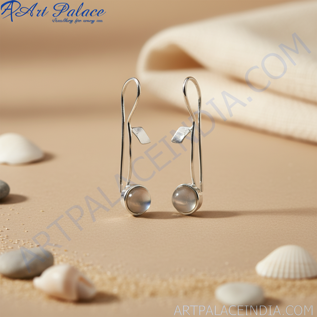 Pearl drop earrings | silver fashion jewelry | for women