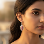 Load image into Gallery viewer, 925 Silver Rhodochrosite Earrings | Gemstone Jewelry for Women
