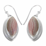 Load image into Gallery viewer, 925 Silver Rhodochrosite Earrings | Gemstone Jewelry for Women
