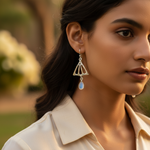 Load image into Gallery viewer, 925 Silver Moonstone Teardrop Earrings for Women | Gift
