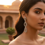 Load image into Gallery viewer, 925 Sterling Silver Marcasite Dangle Earrings | Women's Jewelry
