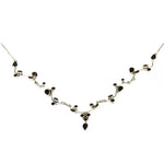Load image into Gallery viewer, 925 Silver Black Gemstone Necklace for Women | Elegant Jewelry
