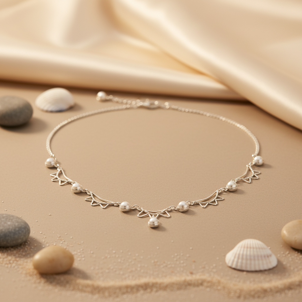 925 Silver Pearl Necklace for Women | Elegant Jewelry Gift