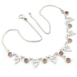 Load image into Gallery viewer, 925 Silver Rose Quartz Necklace for Women | Gemstone Jewelry

