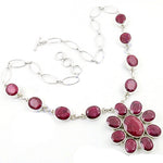Load image into Gallery viewer, 925 Silver Ruby Necklace for Women | Gemstone Jewelry
