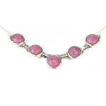 Load image into Gallery viewer, 925 Silver Rhodonite Necklace | Gemstone Jewelry for Women
