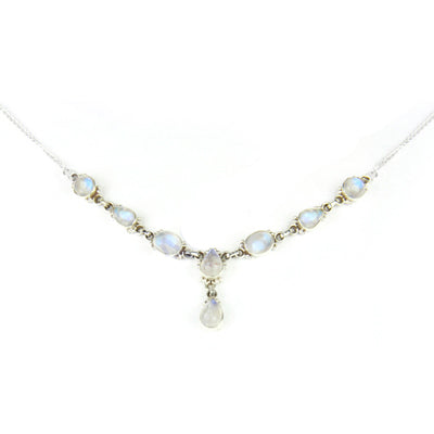 925 Silver Moonstone Necklace for Women | Gemstone Jewelry