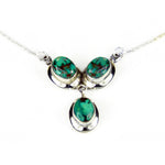 Load image into Gallery viewer, 925 Silver Turquoise Necklace | Women's Gemstone Jewelry
