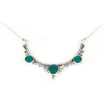 Load image into Gallery viewer, 925 Silver Green Gemstone Necklace for Women | Gift Jewelry
