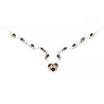 Load image into Gallery viewer, 925 Silver Garnet Necklace for Women | Daily Wear Jewelry
