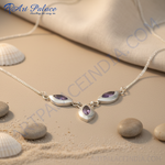 Load image into Gallery viewer, 925 Silver Amethyst Necklace for Women | Gemstone Jewelry
