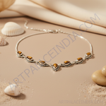 Load image into Gallery viewer, 925 Silver Tiger Eye Necklace for Women | Daily Wear Jewelry
