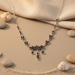 Load image into Gallery viewer, Garnet Stone Necklace | 925 Sterling Silver Pendant | Women's Gift
