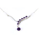 Load image into Gallery viewer, 925 Silver Amethyst Necklace for Women | Gemstone Jewelry
