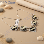Load image into Gallery viewer, Silver Gemstone Square Necklace for Women | Fashion Jewelry
