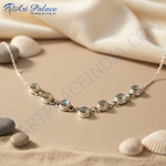 Load image into Gallery viewer, 925 Silver Labradorite Necklace for Women | Gemstone Jewelry
